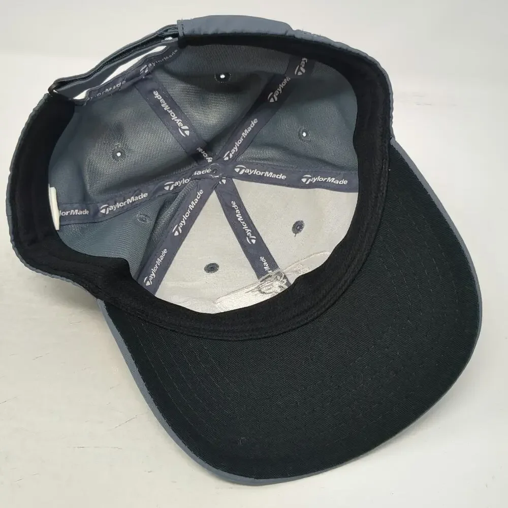 TaylorMade Baseball Cap Gray One Size NCC Chief Logo Polyester Slideback Hat